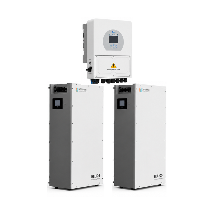 PowerStore 32kW — Deye inverter and two Discover HELIOS batteries