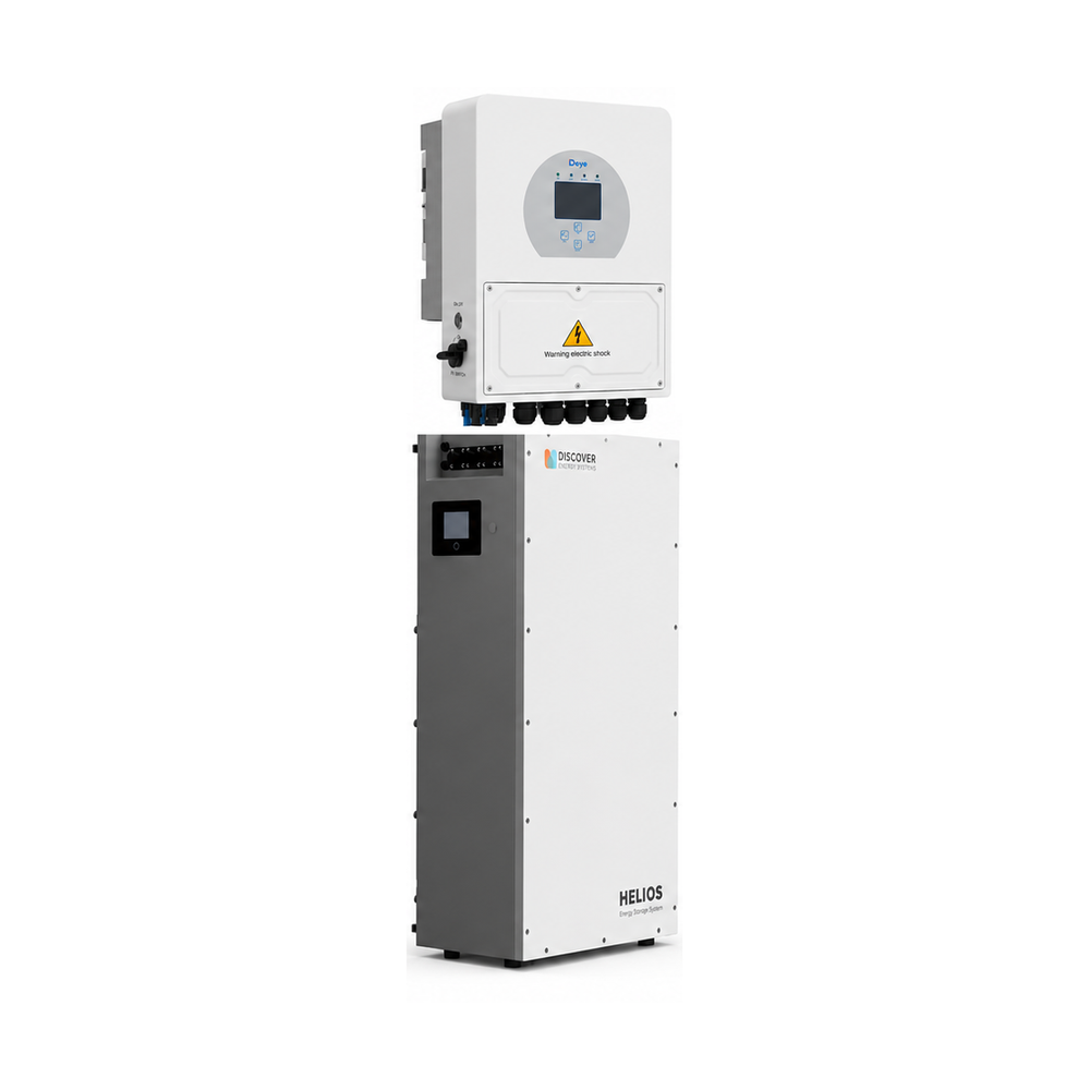 PowerStore 16kW — Deye inverter with one Discover HELIOS battery