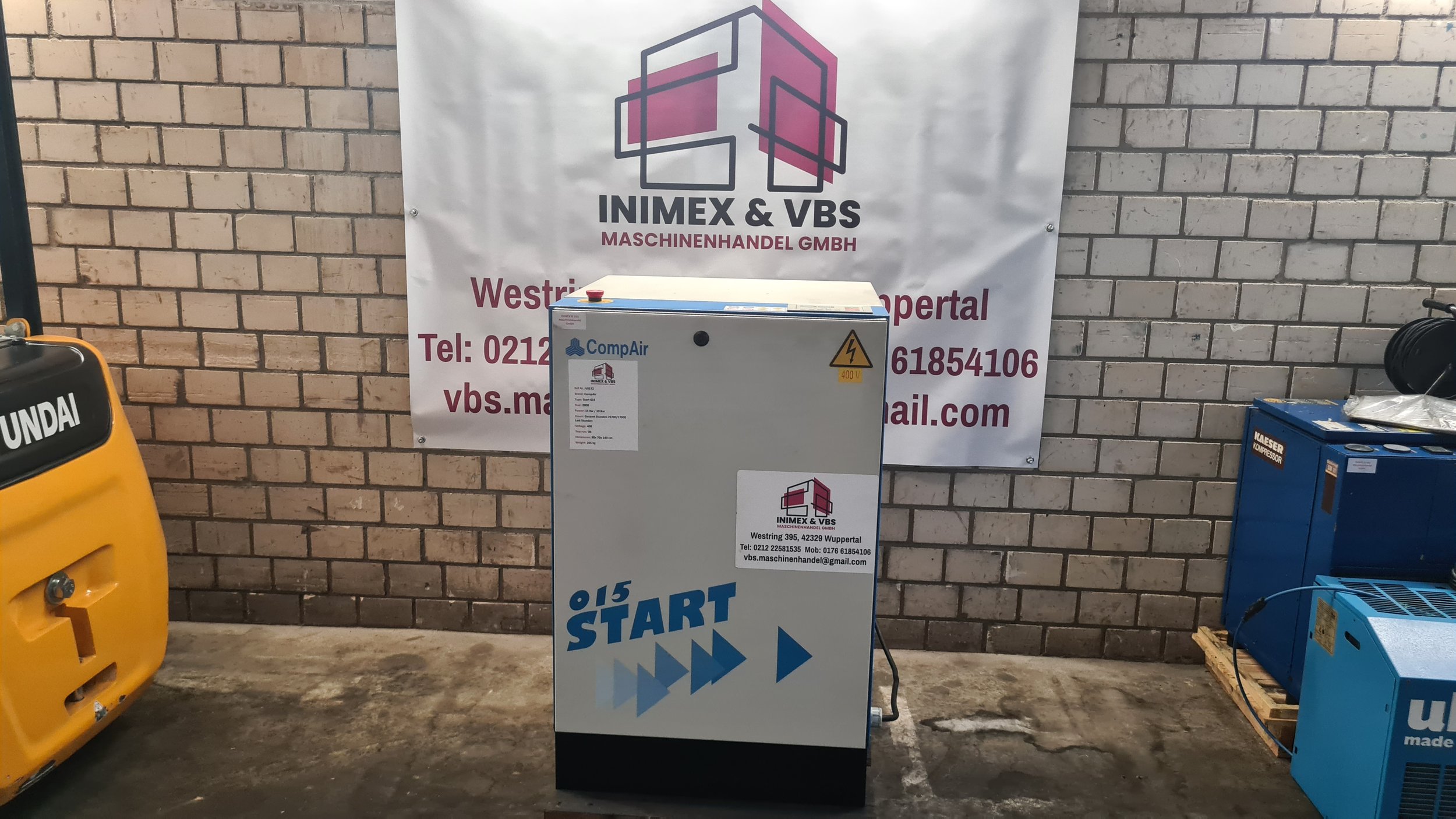 Schraubenkompressor CompAir Start015