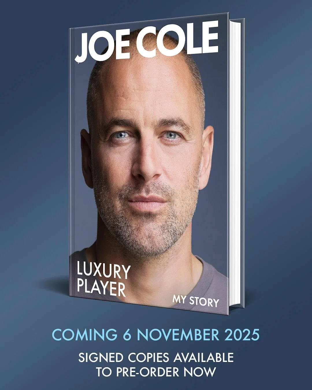 Joe Cole: Luxury Player is available to pre-order now ahead of publication THIS THURSDAY! Signed copies available aswell as the the audio version narrated by the legendary Jason Flemyng.

Proceeds from sales of Joe&rsquo;s autobiography are supportin