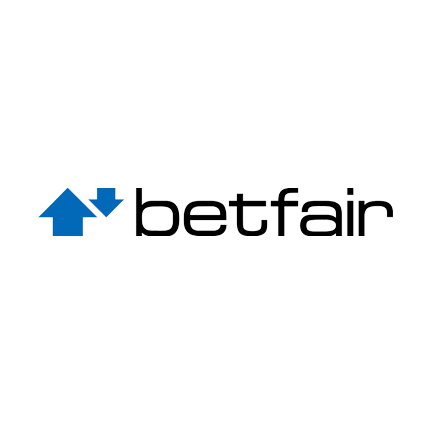 Betfair logo with blue arrow design