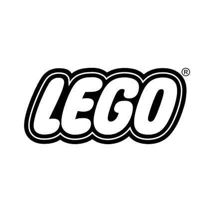 LEGO logo in black and white with registered trademark symbol.