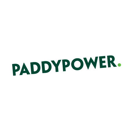 Paddy Power logo in green text