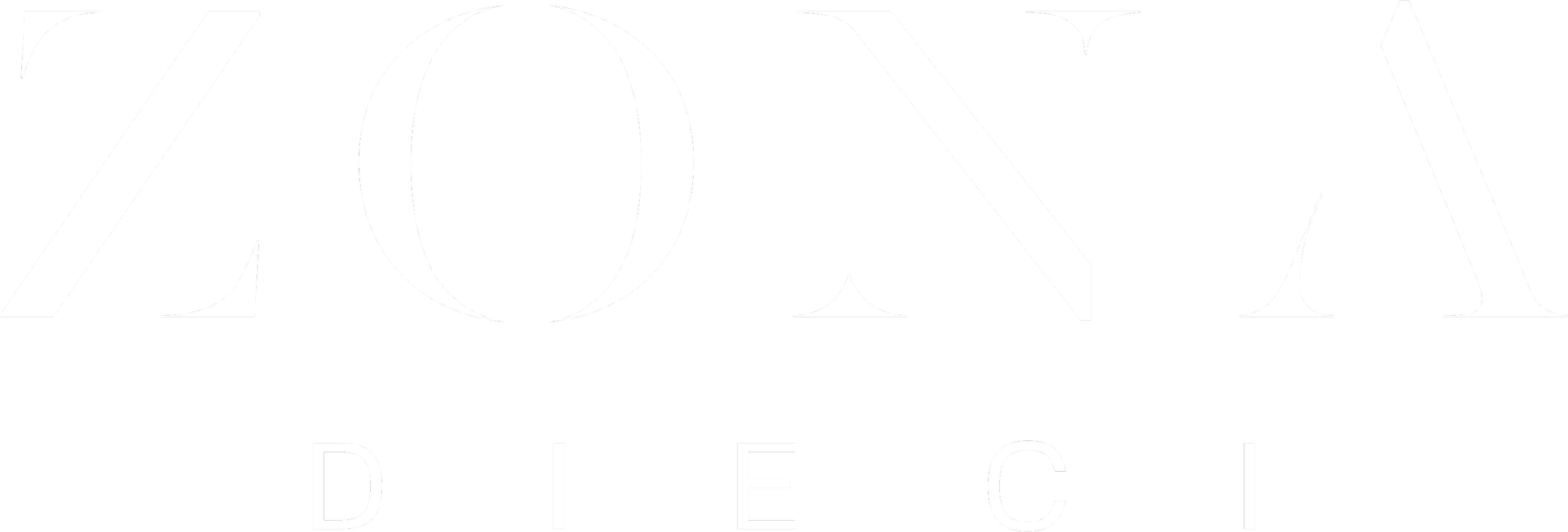Black background with the word 'Zona' in large white stylized letters and the word 'Diece' in smaller white text below.