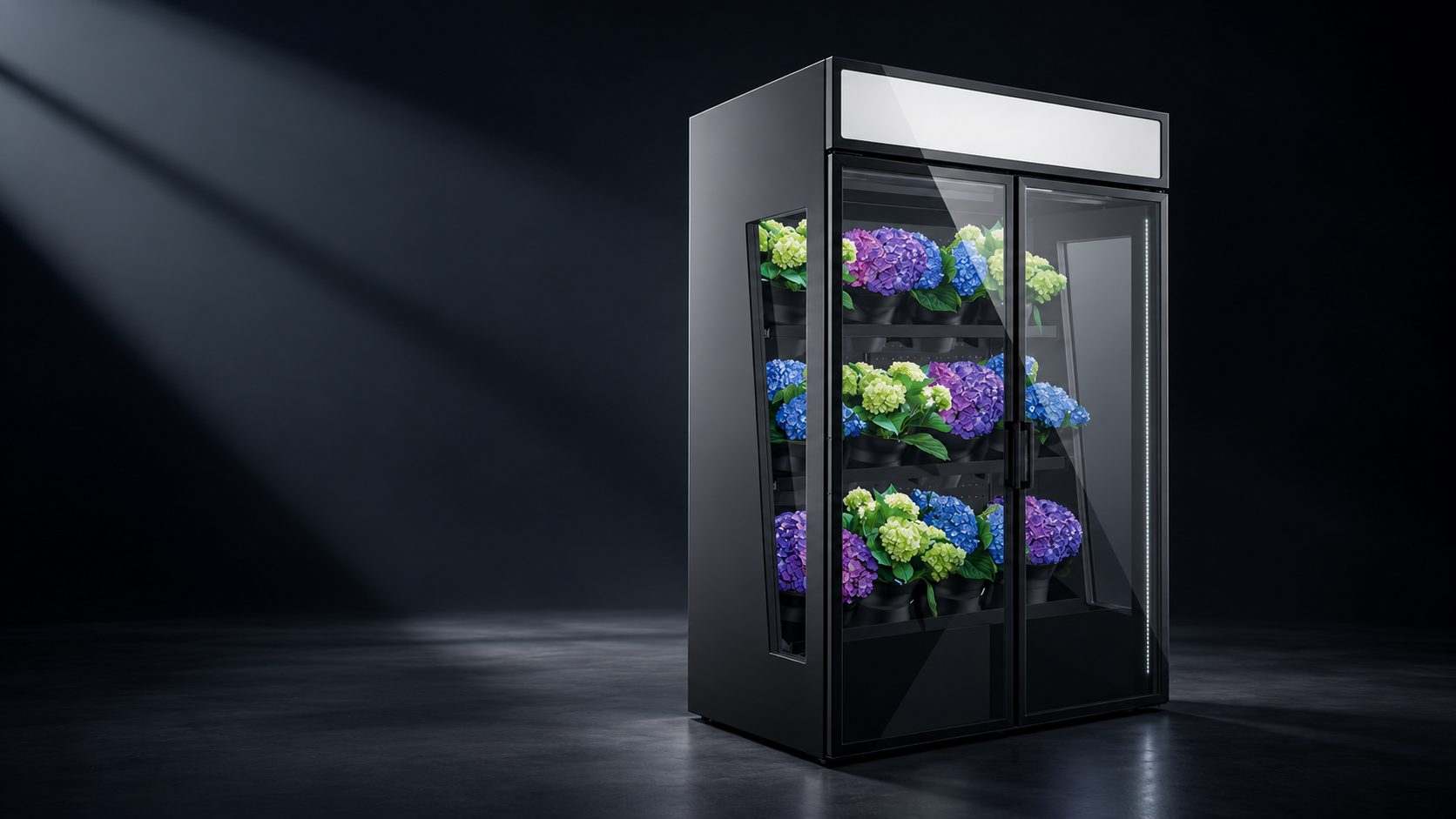 CELIT MDC 120 Flower – blomsterkyl med glasdörrar för dagligvaruhandel och blomsterbutiker