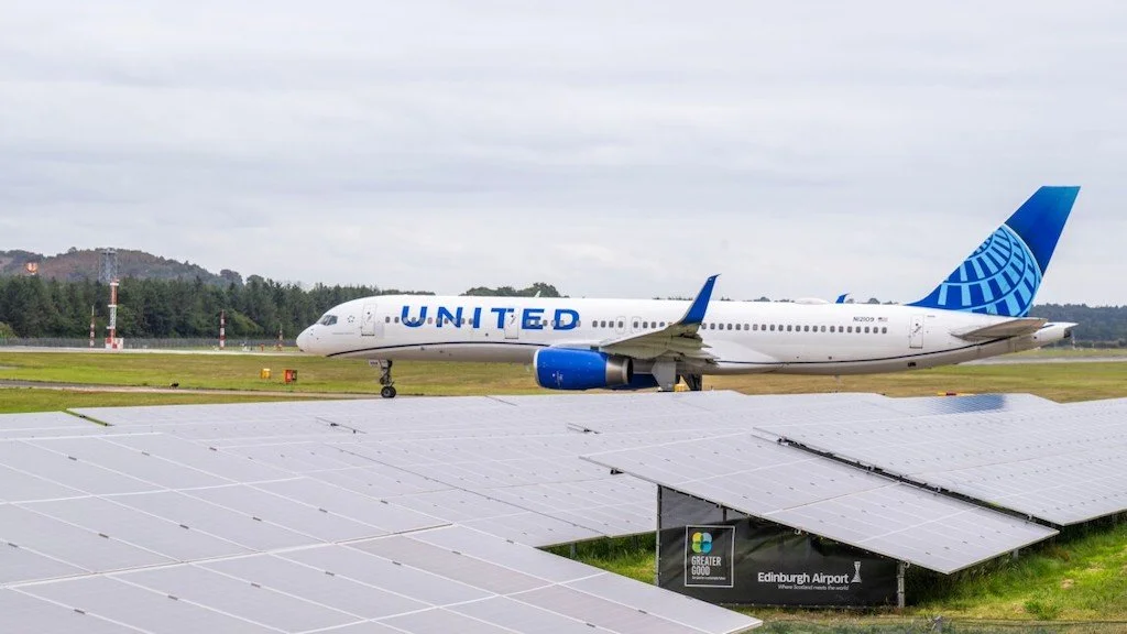 One of the UK’s first airside solar farms opens at Edinburgh Airport