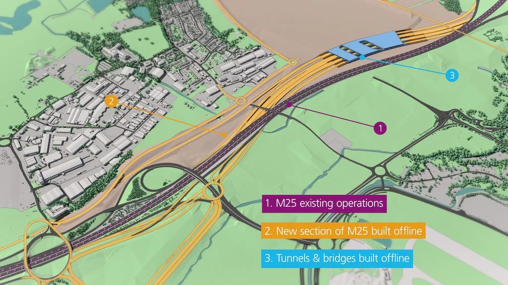 Heathrow video shows M25 realignment if proposed third runway approved
