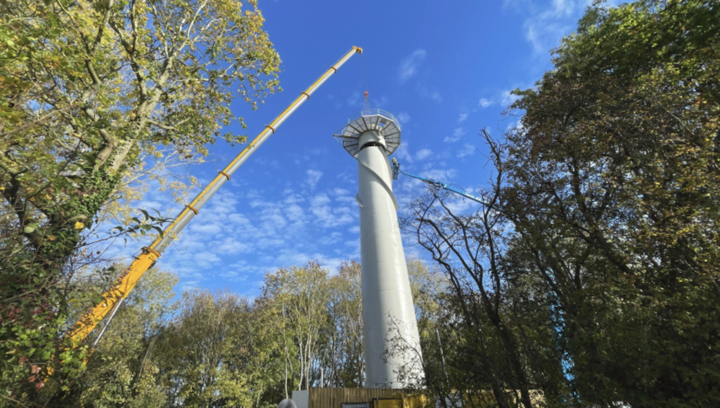 New radar tower supports Cranfield Airport’s advanced aviation research