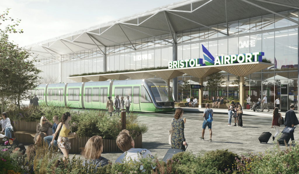WECA transport vision highlights potential mass transit link to Bristol Airport