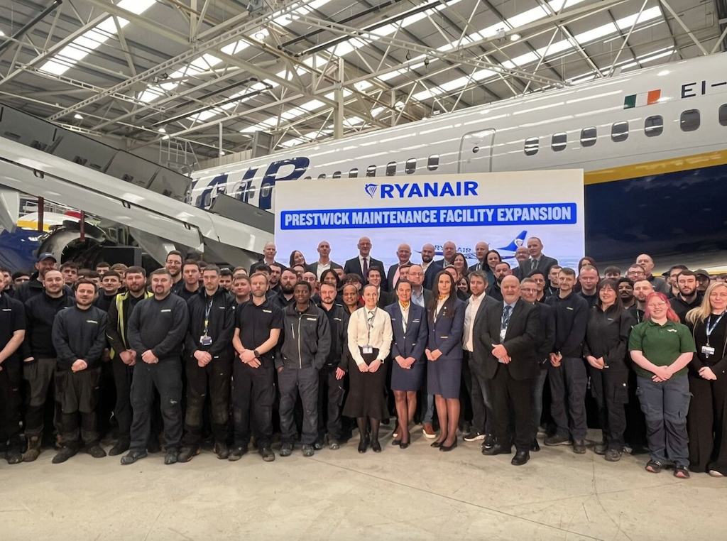 Investment expands aircraft maintenance capacity at Prestwick Airport