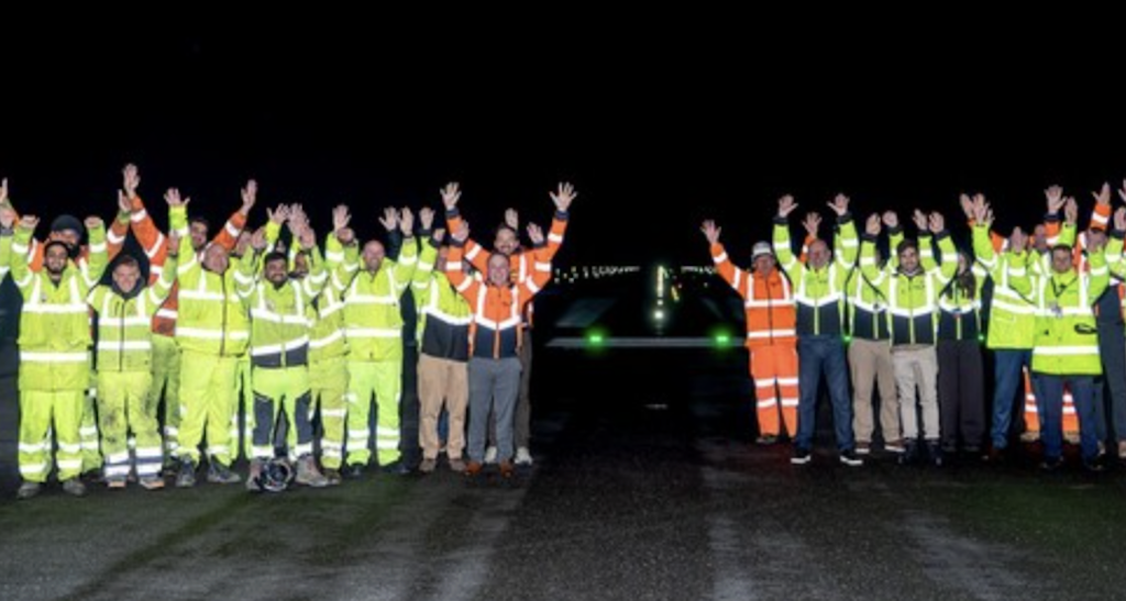 Luton Airport completes £18m five month, overnight runway resurfacing project