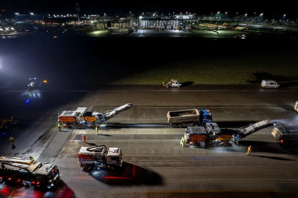Holcim supplies materials for London Luton Airport runway resurfacing