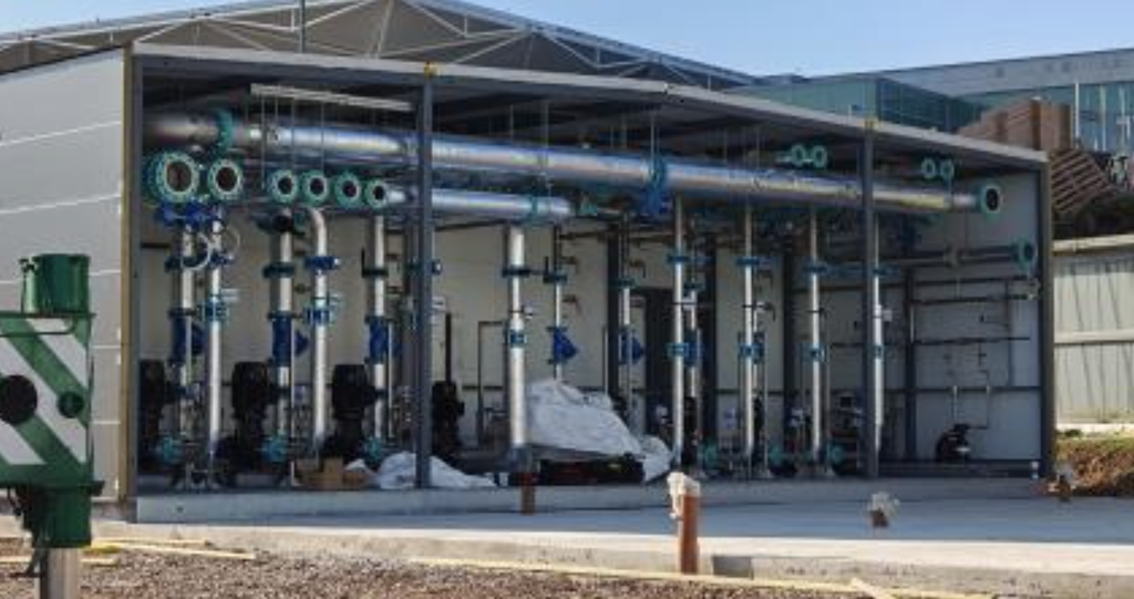 Bristol Airport installs new low-carbon energy centre as part of net zero programme