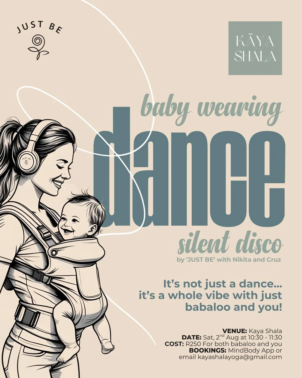 Baby-Wearing Silent Disco Dance with Nikita & Cruz