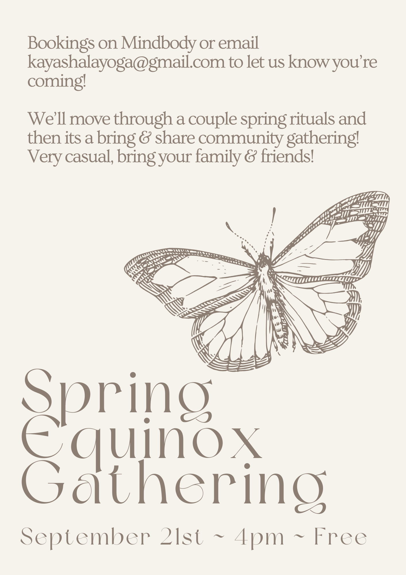Spring Equinox Community Gathering Bring & Share
