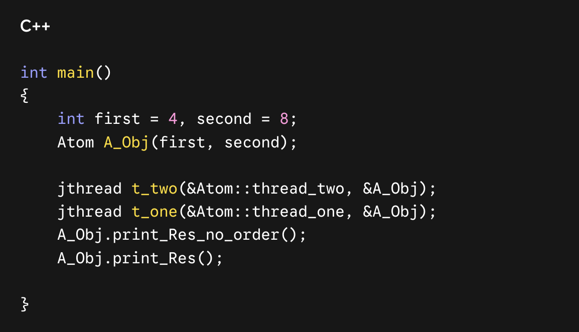 C++ Code