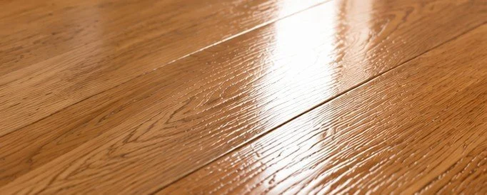Lacquered hardwood