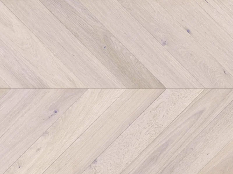 Whiteriver Barista Oak Trivor Chevron 130x14x725mm engineered oak flooring 2.5mm wear layer nature grade T&G glue down