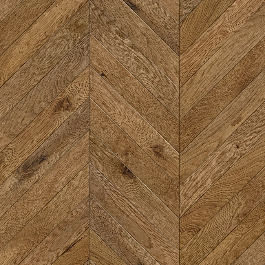 Second example of chevron pattern