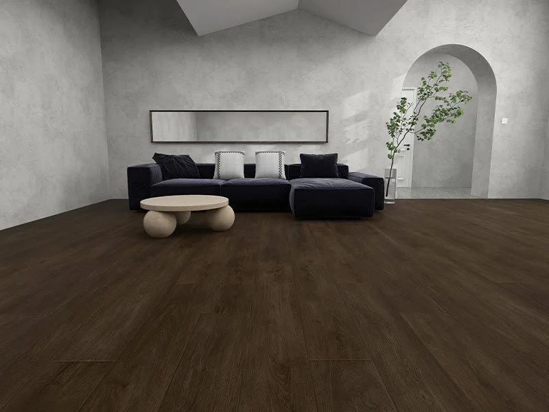 PLANK-TRITON-OAK-DARK2 installed with dark furniture