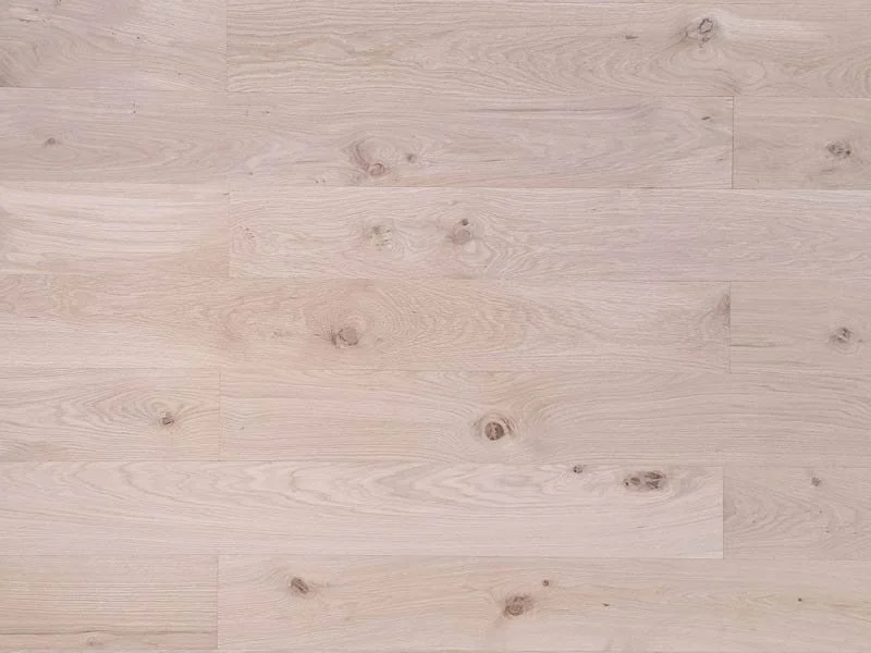 Whiteriver solid European oak plank 140mm 20mm rustic grade unfinished square edge random length floorboards