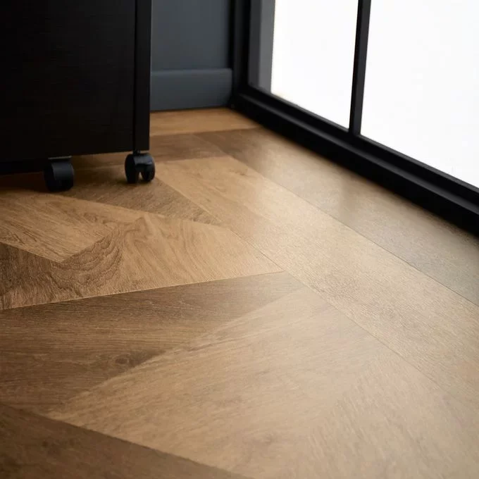 LVT pattern effect in an office