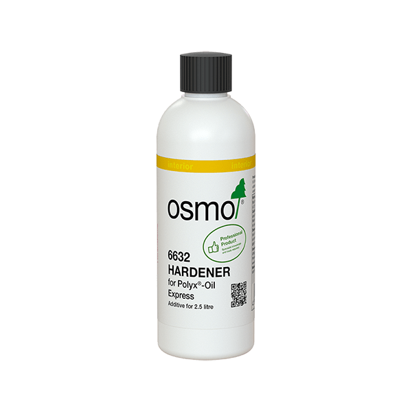 Osmo Polyx-Oil Express 2.5 litre tin with hardener for fast-drying wood floor finishes