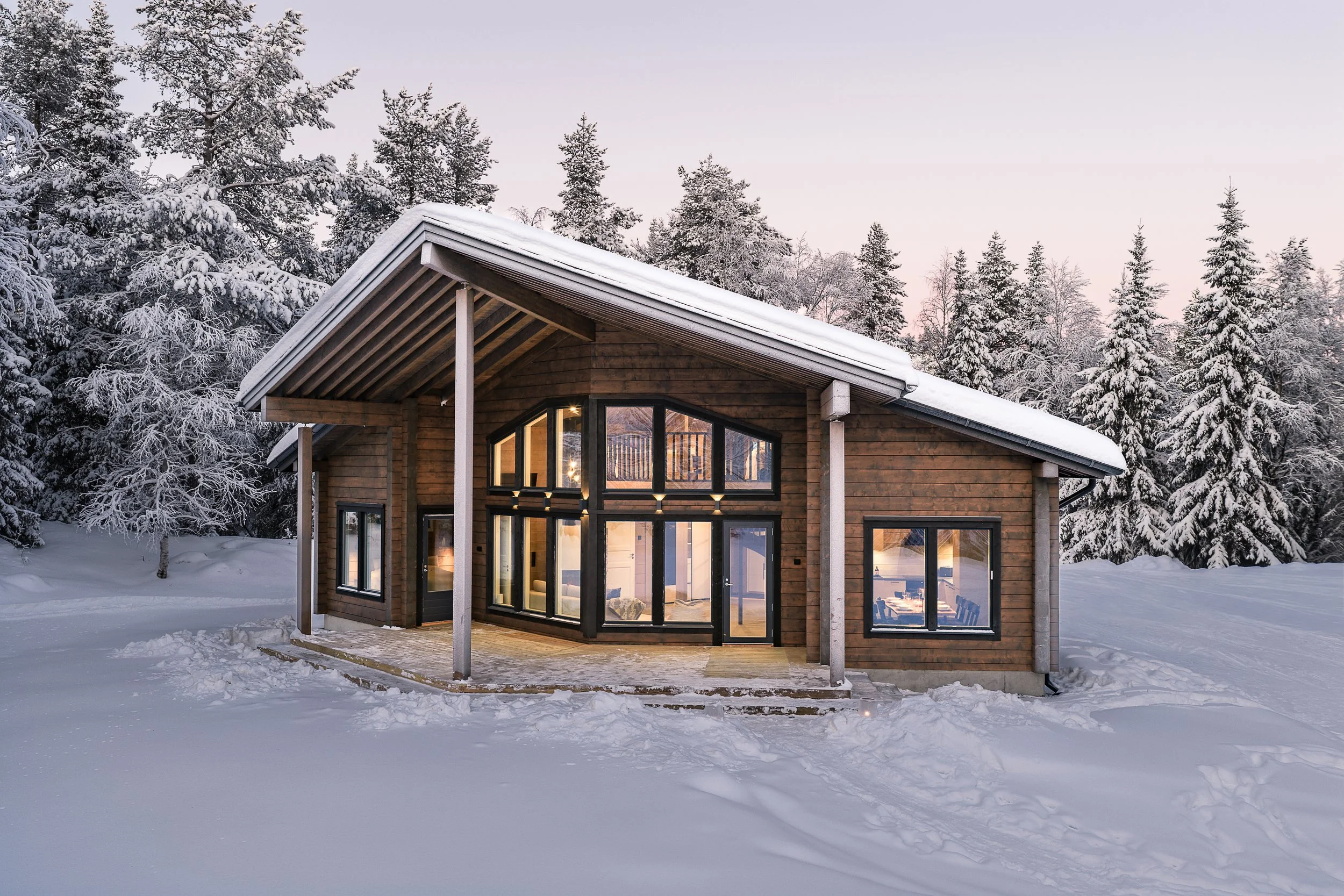 Dronekuvausta lapissa