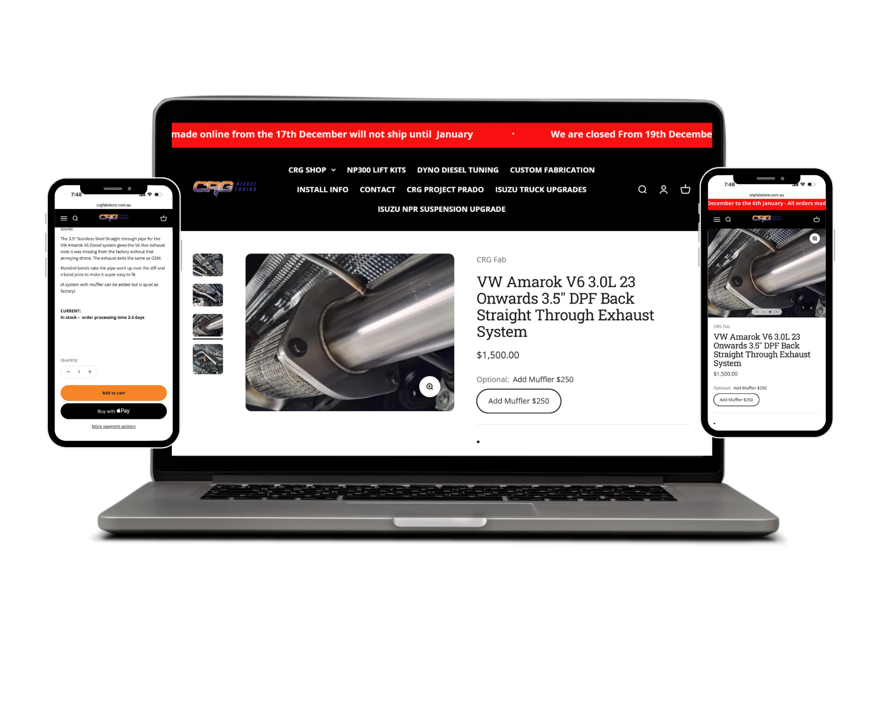 CRG online store