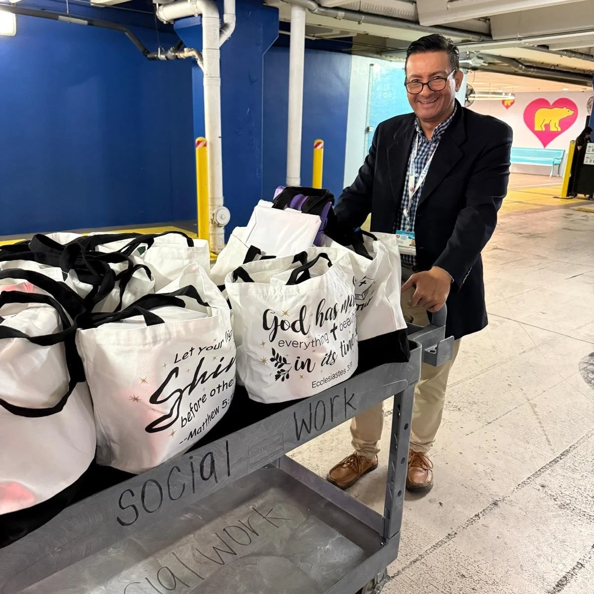 Back at Nicklaus Children&rsquo;s Hospital doing one of our favorite things 💛
Reloading care packages so families walking into some of their hardest moments are met with faith, comfort, and love.

Each box is a small reminder that they are not alone