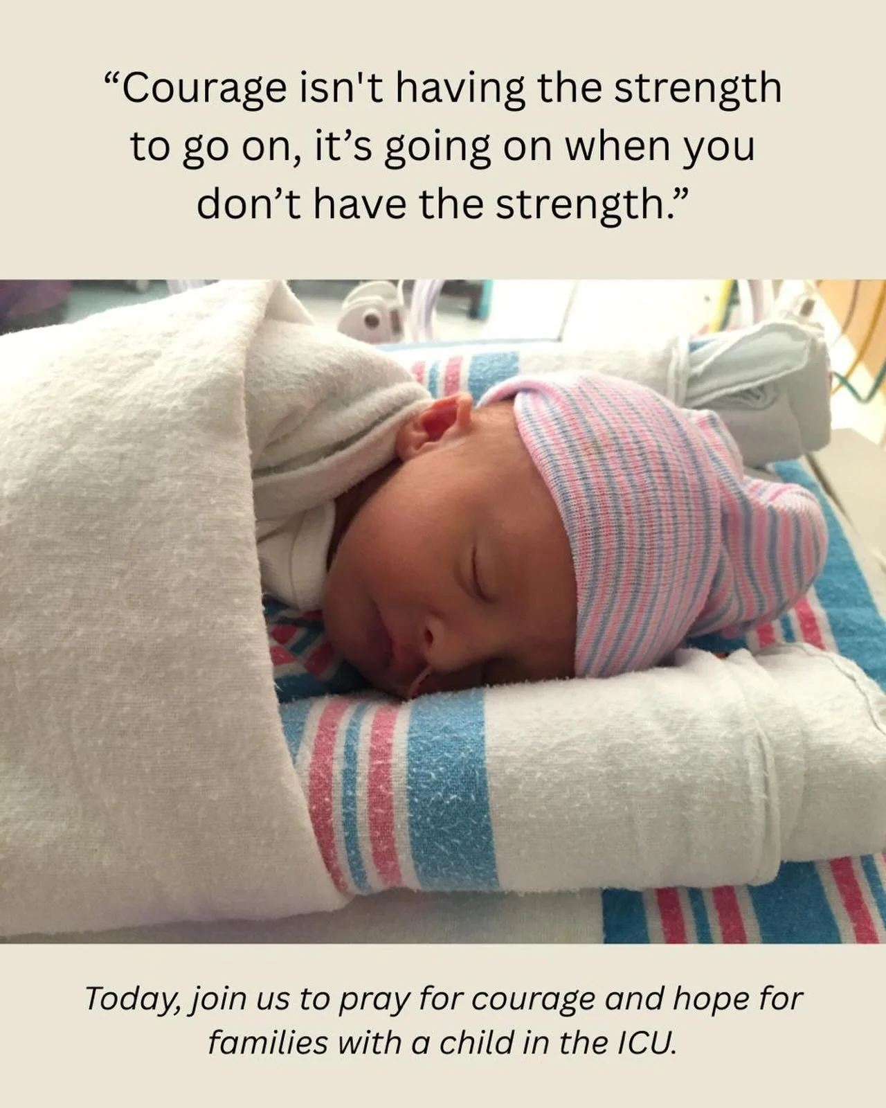 &ldquo;Courage isn&rsquo;t having the strength to go on, it&rsquo;s going on when you don&rsquo;t have the strength.&rdquo; - Theodore Roosevelt
This quote opens a letter, mainly for the parents, which is included in our care packages. When families 