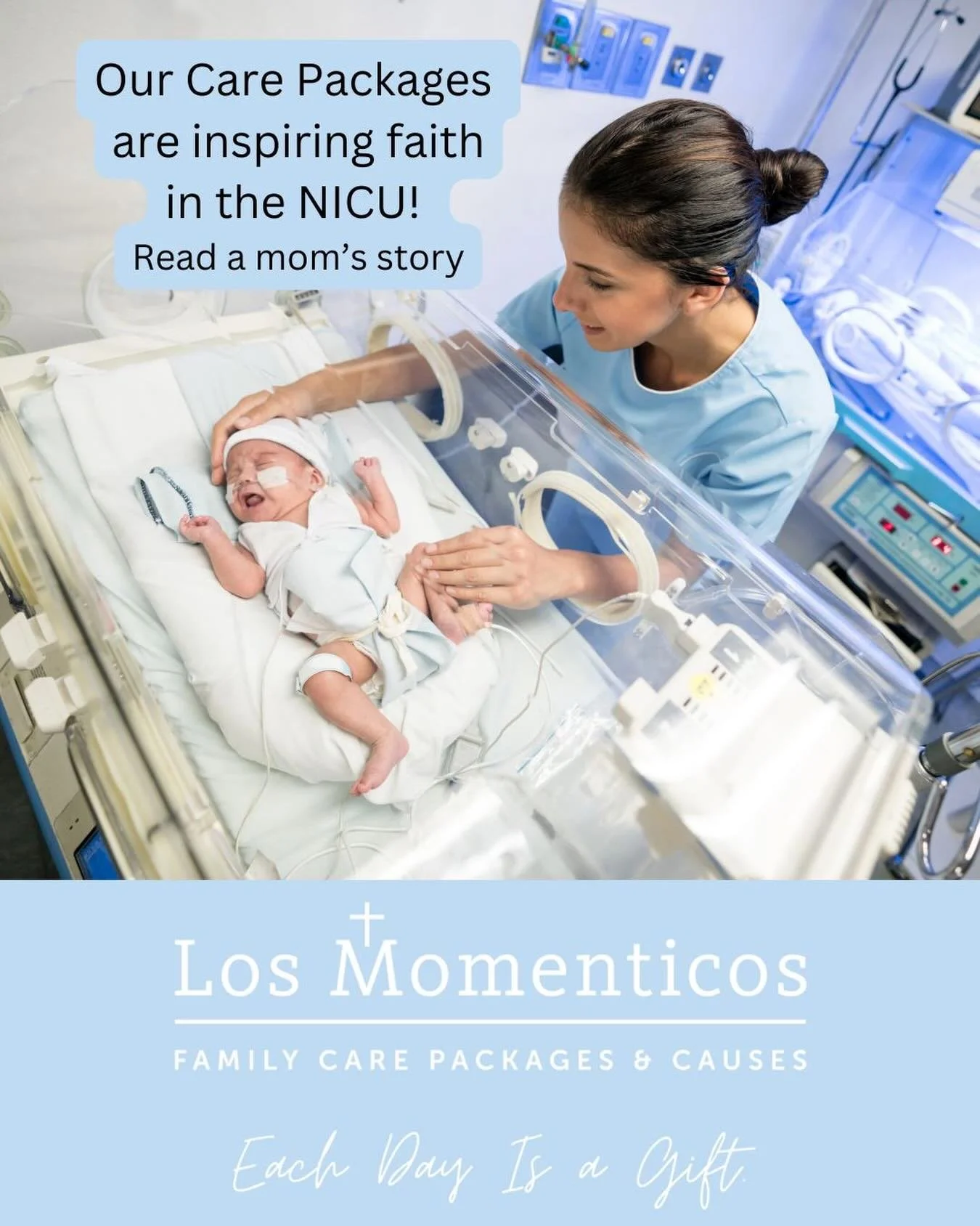 What we cherish most at Los Momenticos is hearing from the families who receive our care packages. 🤍 Recently, a family shared this beautiful message with us:

&ldquo;Our baby boy was born on March 6 at Mercy Hospital in Miami with a pneumothorax. H