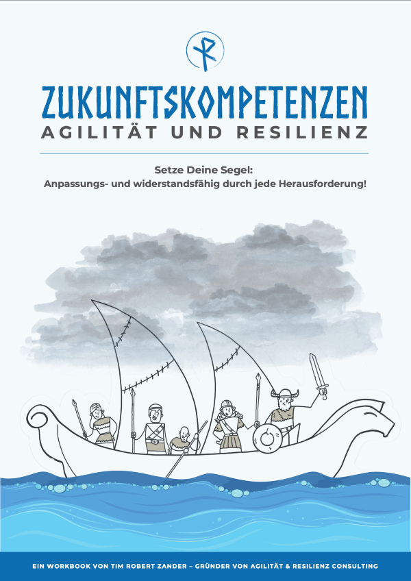 Illustration des Workbooks "Zukunftskompetenzen: Agilität und Resilienz"