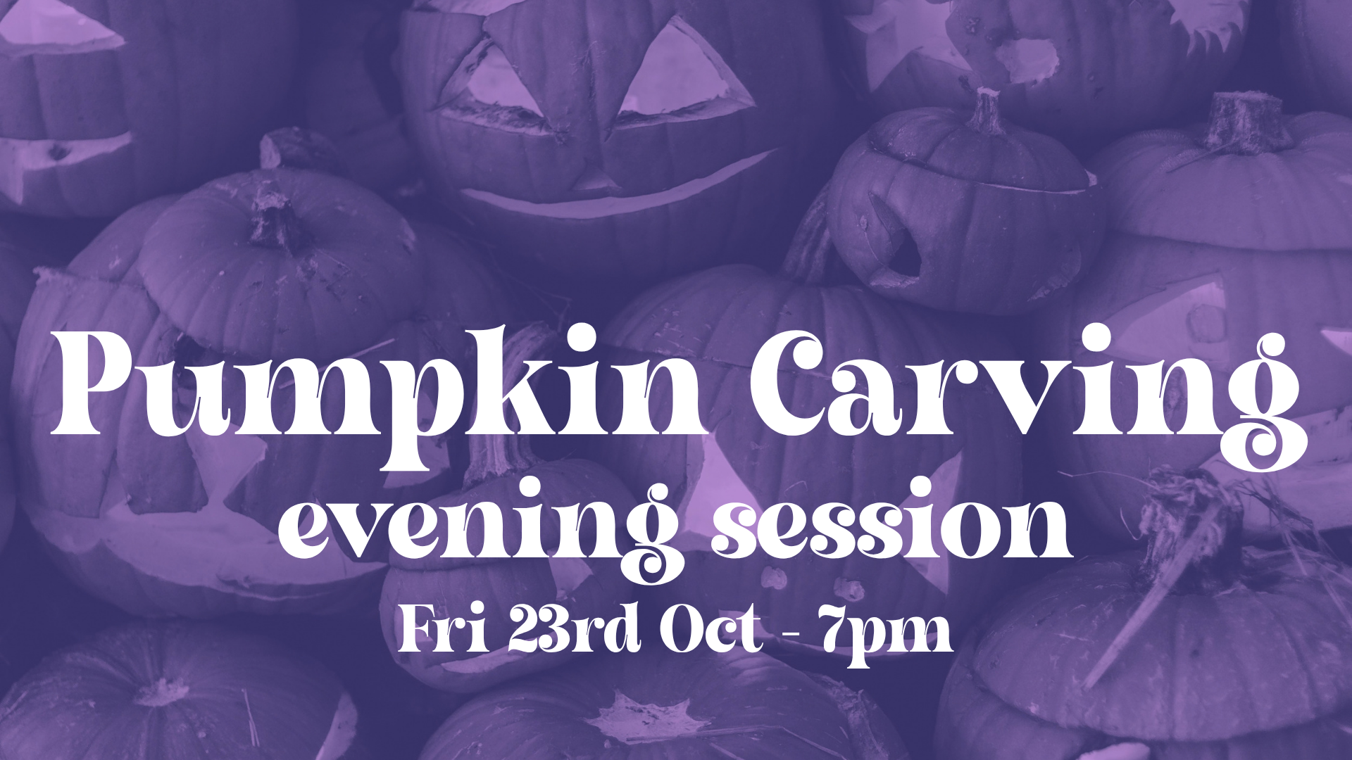 Pumpkin Carving (Evening Session)