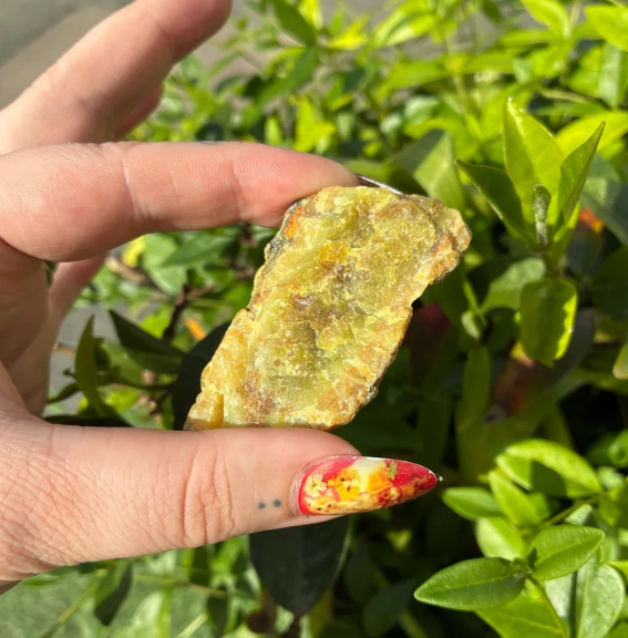 Raw Green Opal - Madagascar