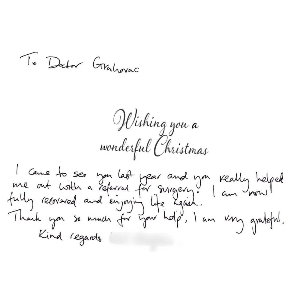 Mr Gordan Grahovac Review from patient 8