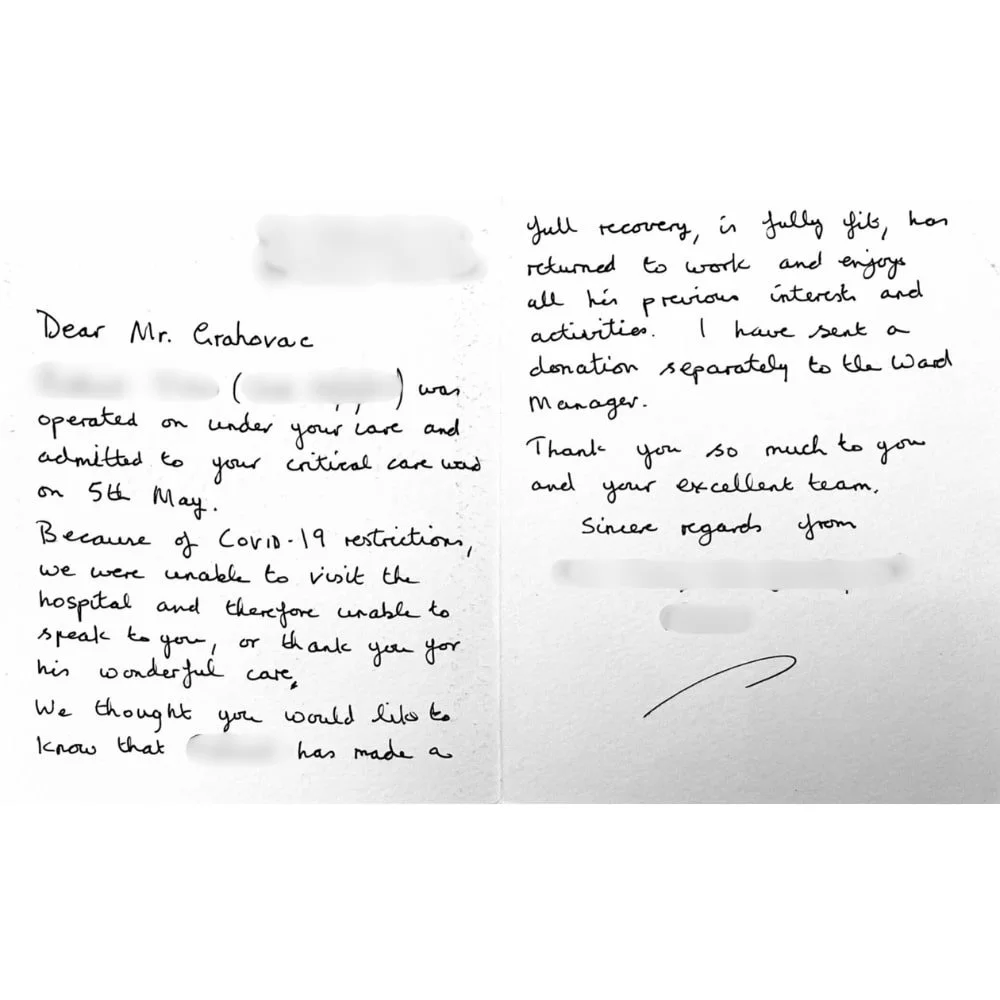 Mr Gordan Grahovac Review from patient 2