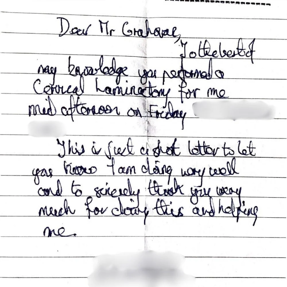 Mr Gordan Grahovac Review from patient 9