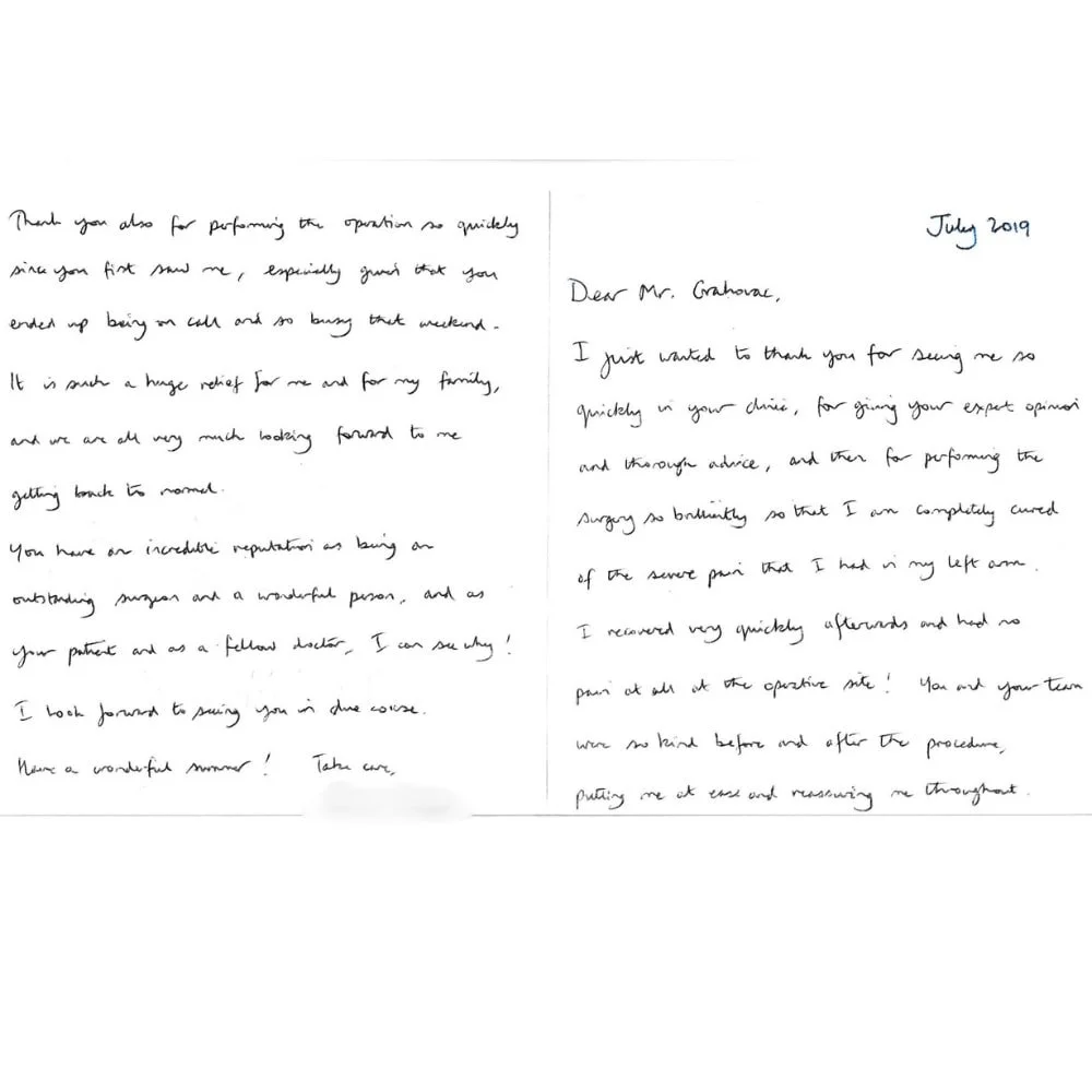 Mr Gordan Grahovac Review from patient 13