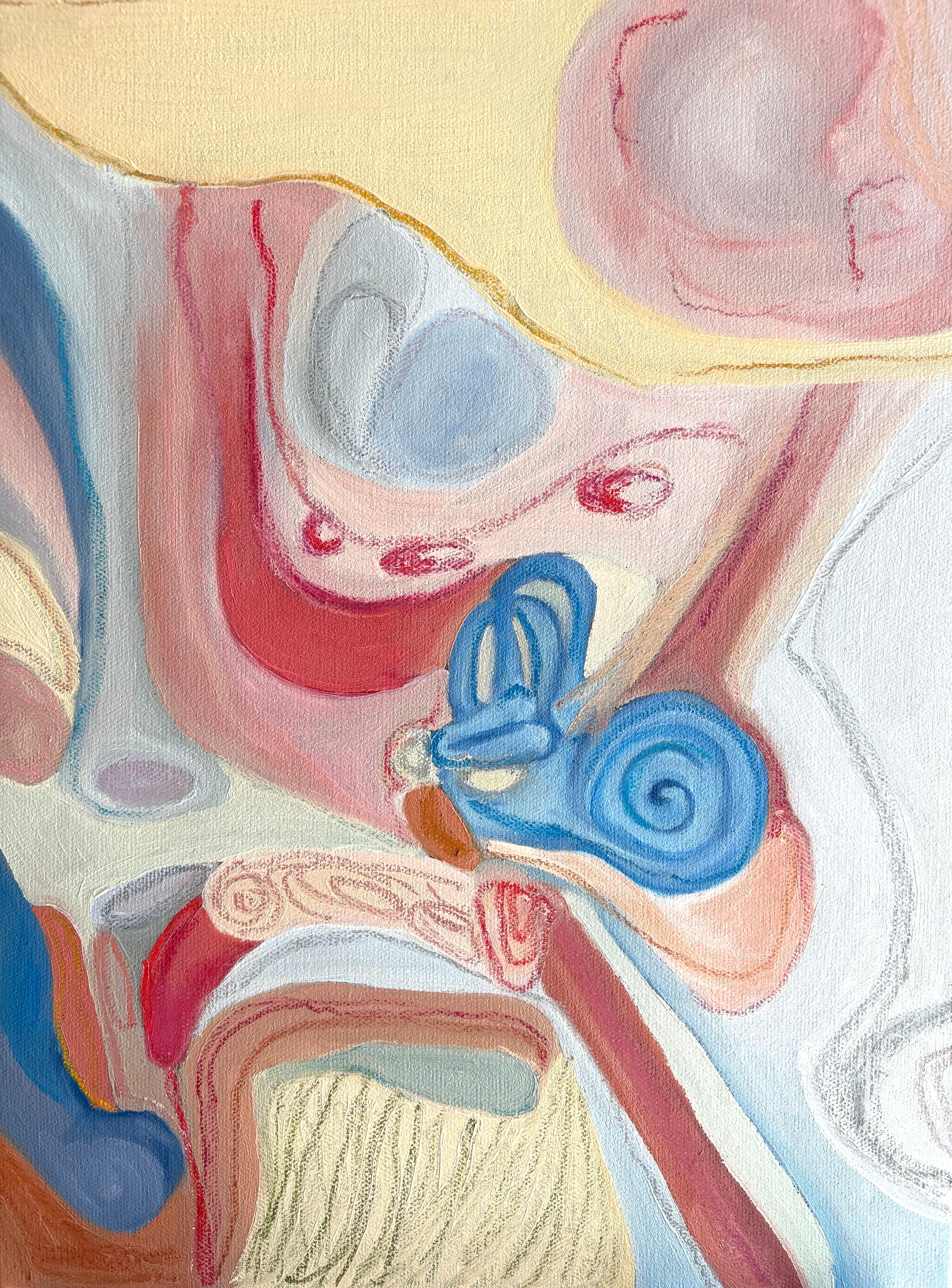 'cochlea'
2026
Oil and oil pastel on linen canvas
30 x 40 cm
