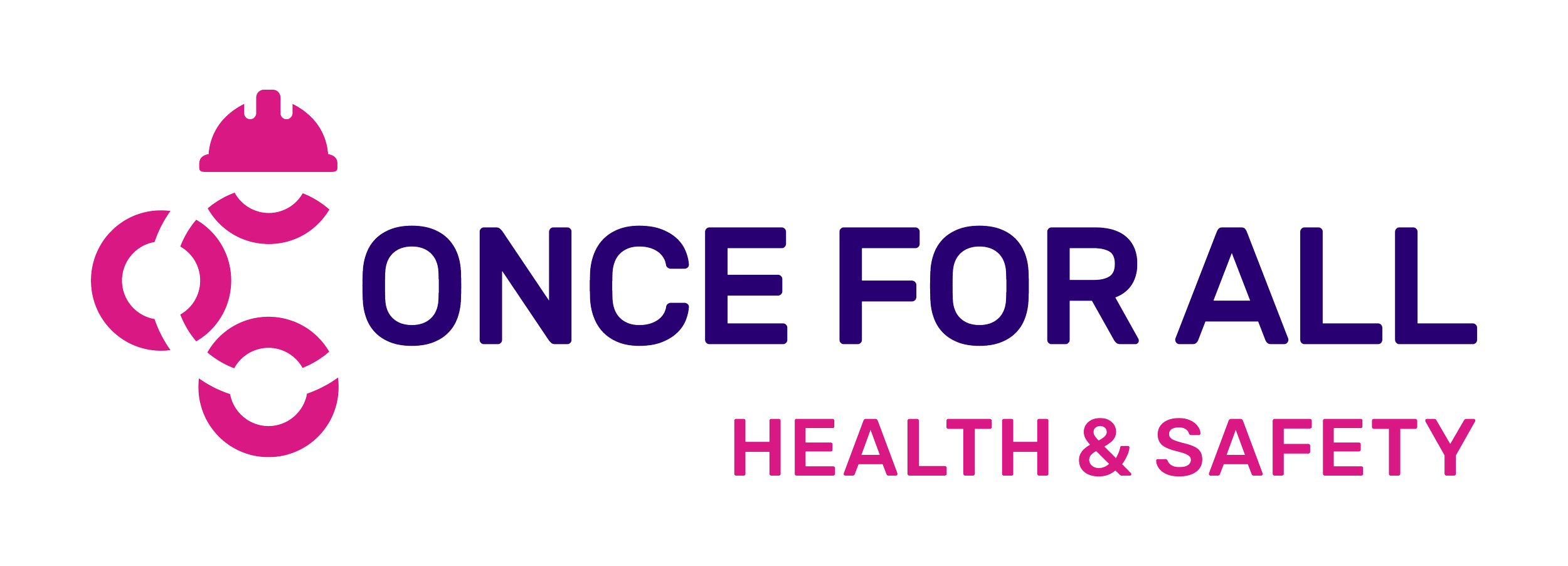 Once For All Health and Safety accreditation logo