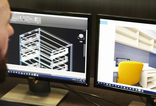 Deanestor design team developing furniture layouts, technical drawings and interior concepts.