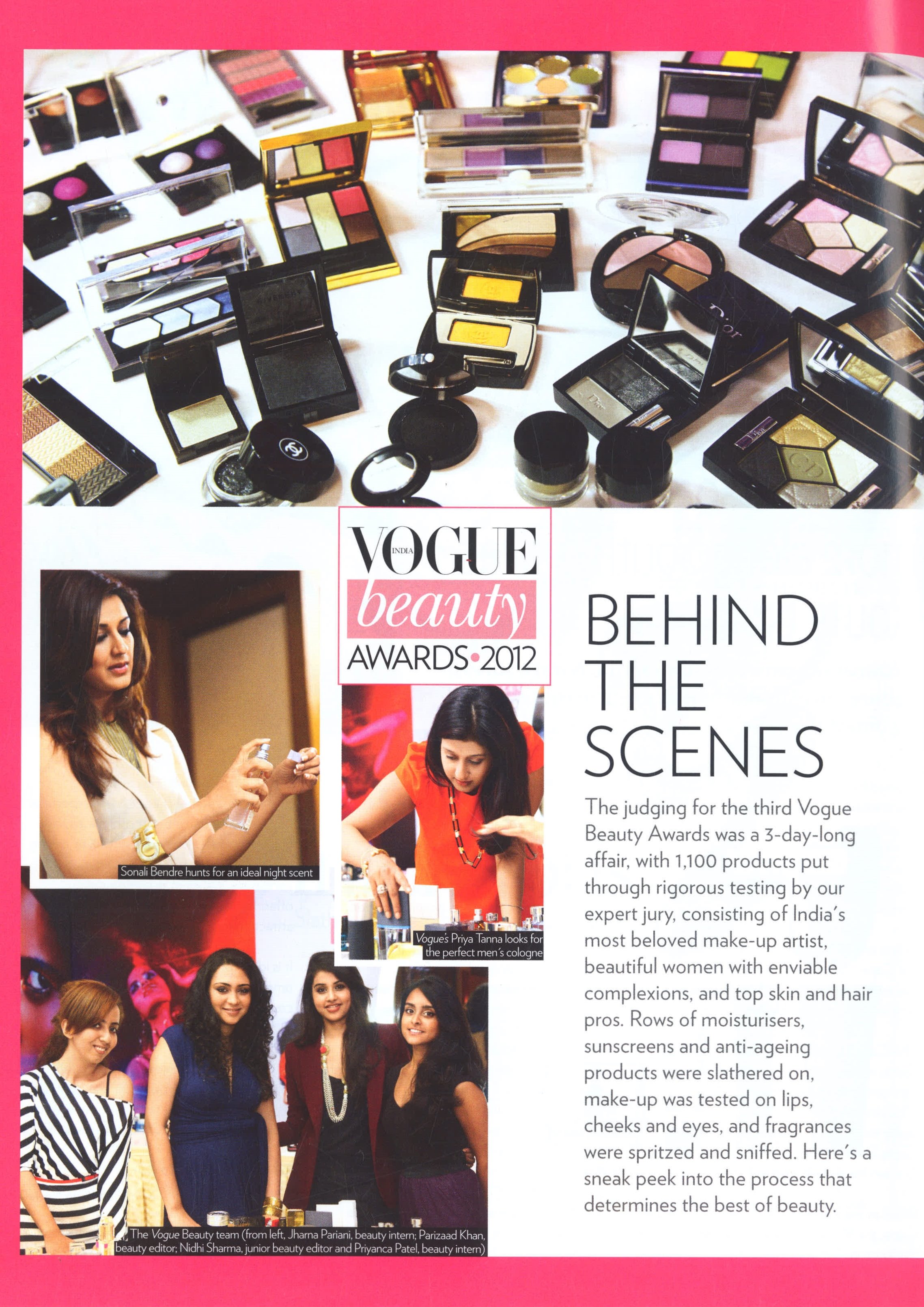 BTS at Vogue Beauty Awards 2012
