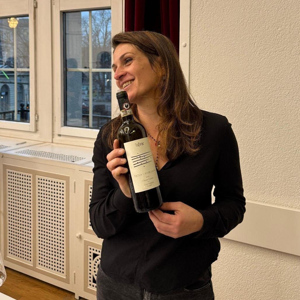 Angela fronti om sin kjærlighet til sangiovese