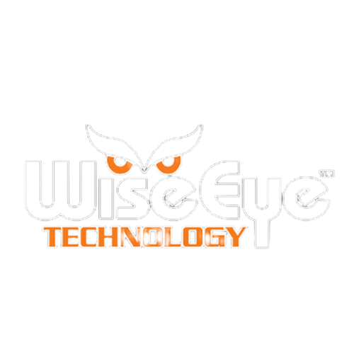 WiseEye Technology sponsor logo representing outdoor technology and security camera solutions company branding.