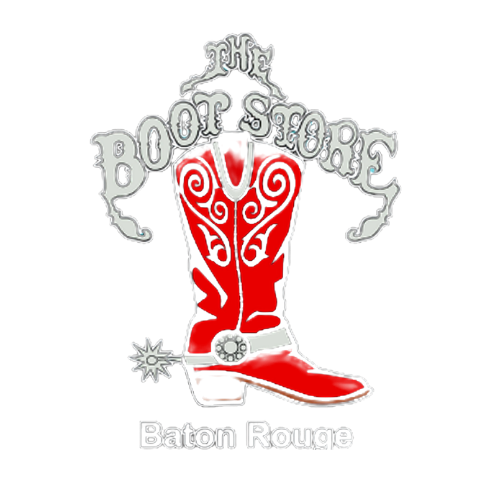 The Boot Store Baton Rouge sponsor logo featuring western wear and cowboy boot retail store branding in Louisiana.