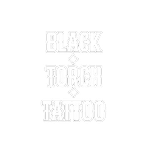 Black Torch Tattoo sponsor logo representing Louisiana tattoo studio and custom body art business branding.