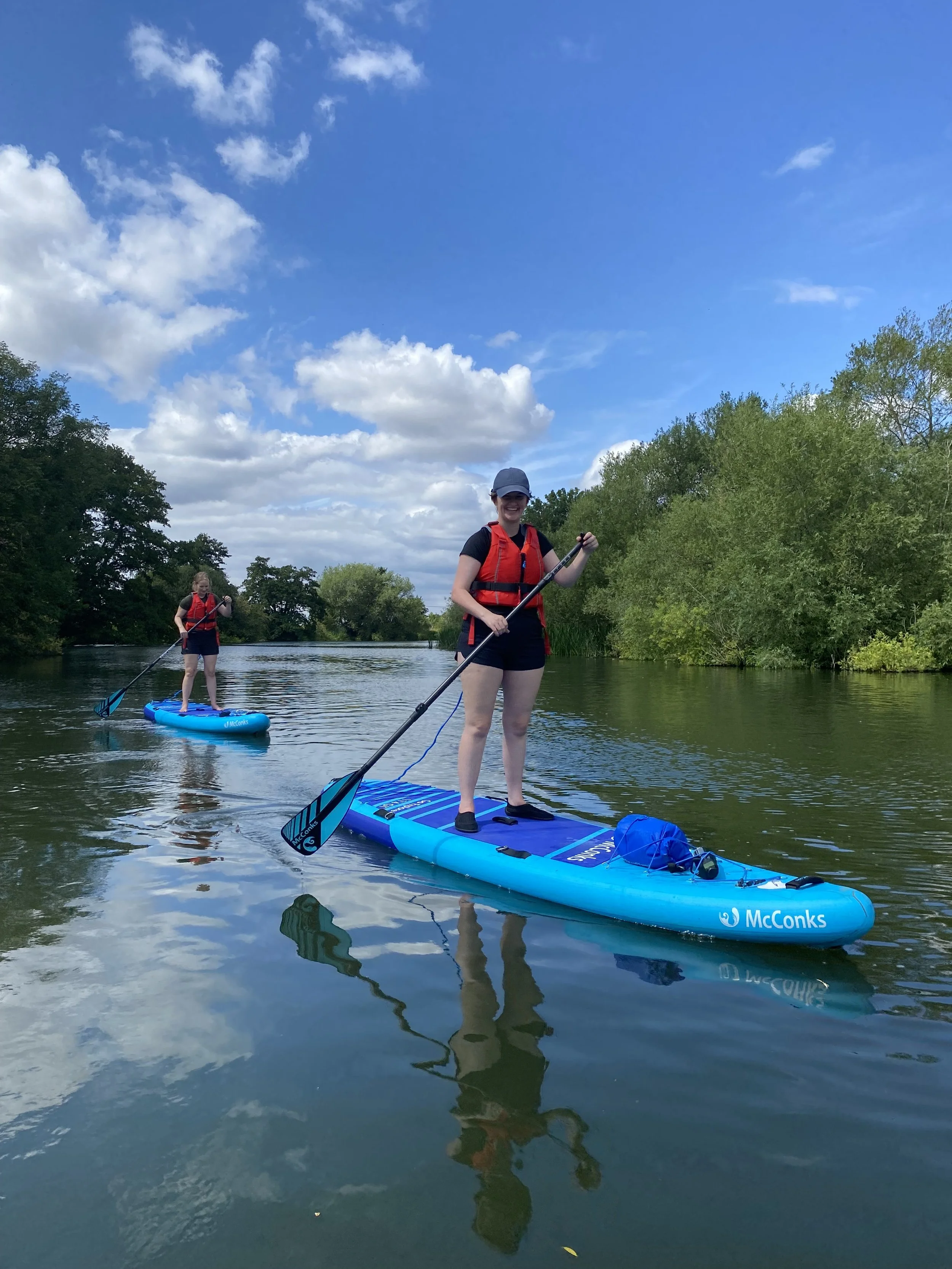 Paddling on the Thames