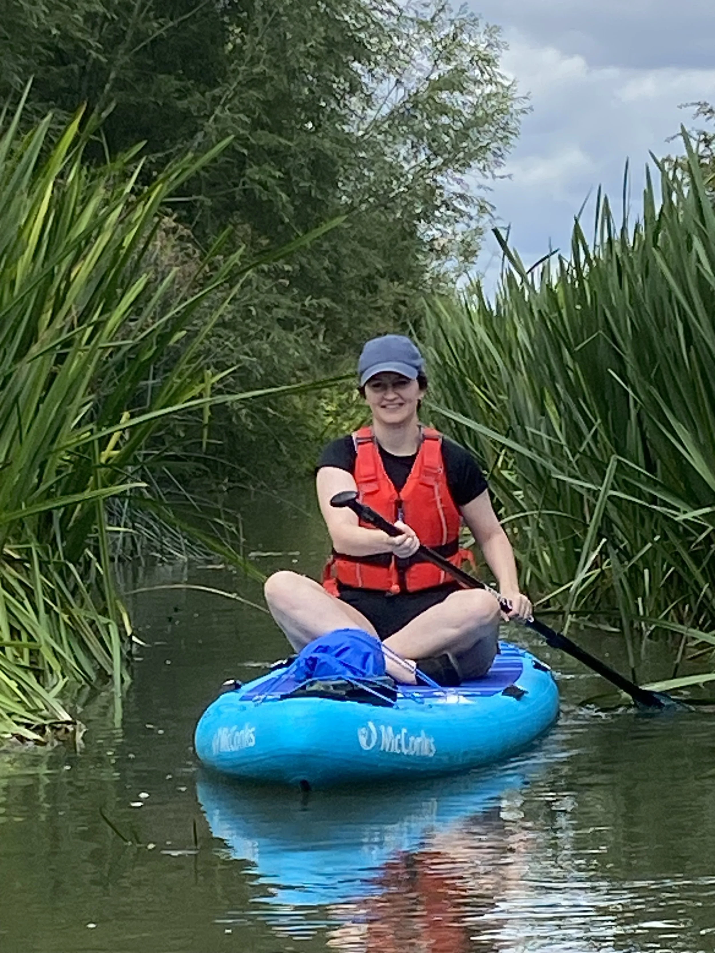 Paddleboarding on the Thame