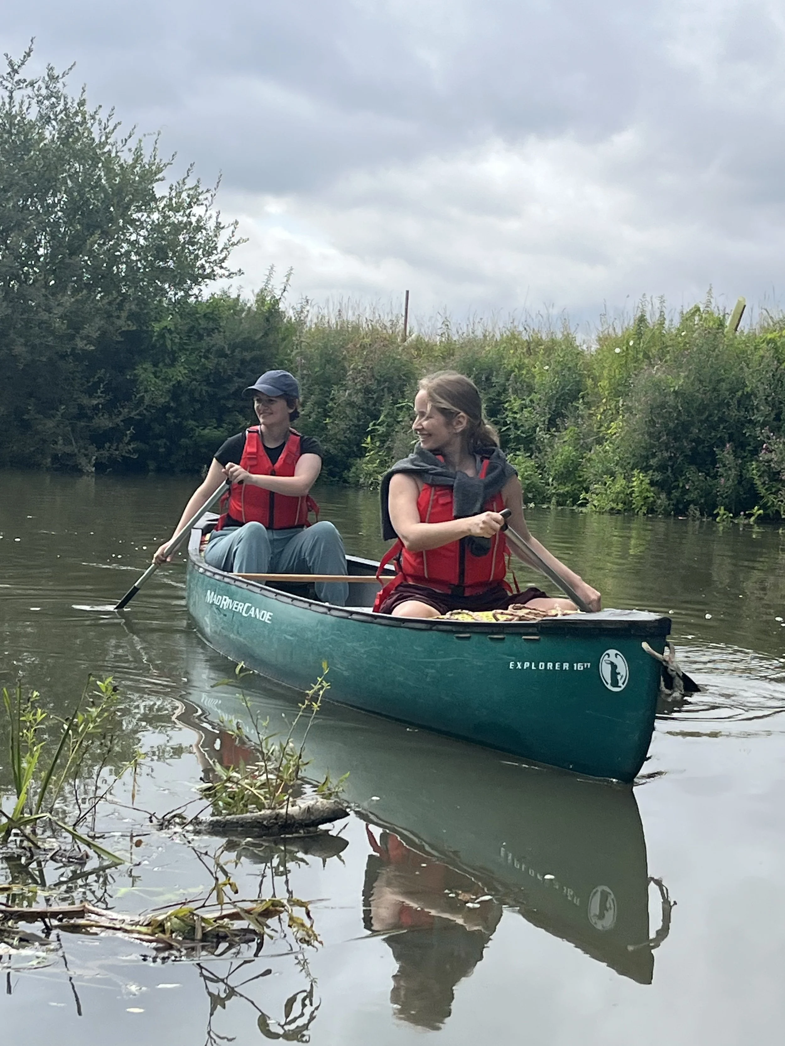 Canoeing on the Thame
